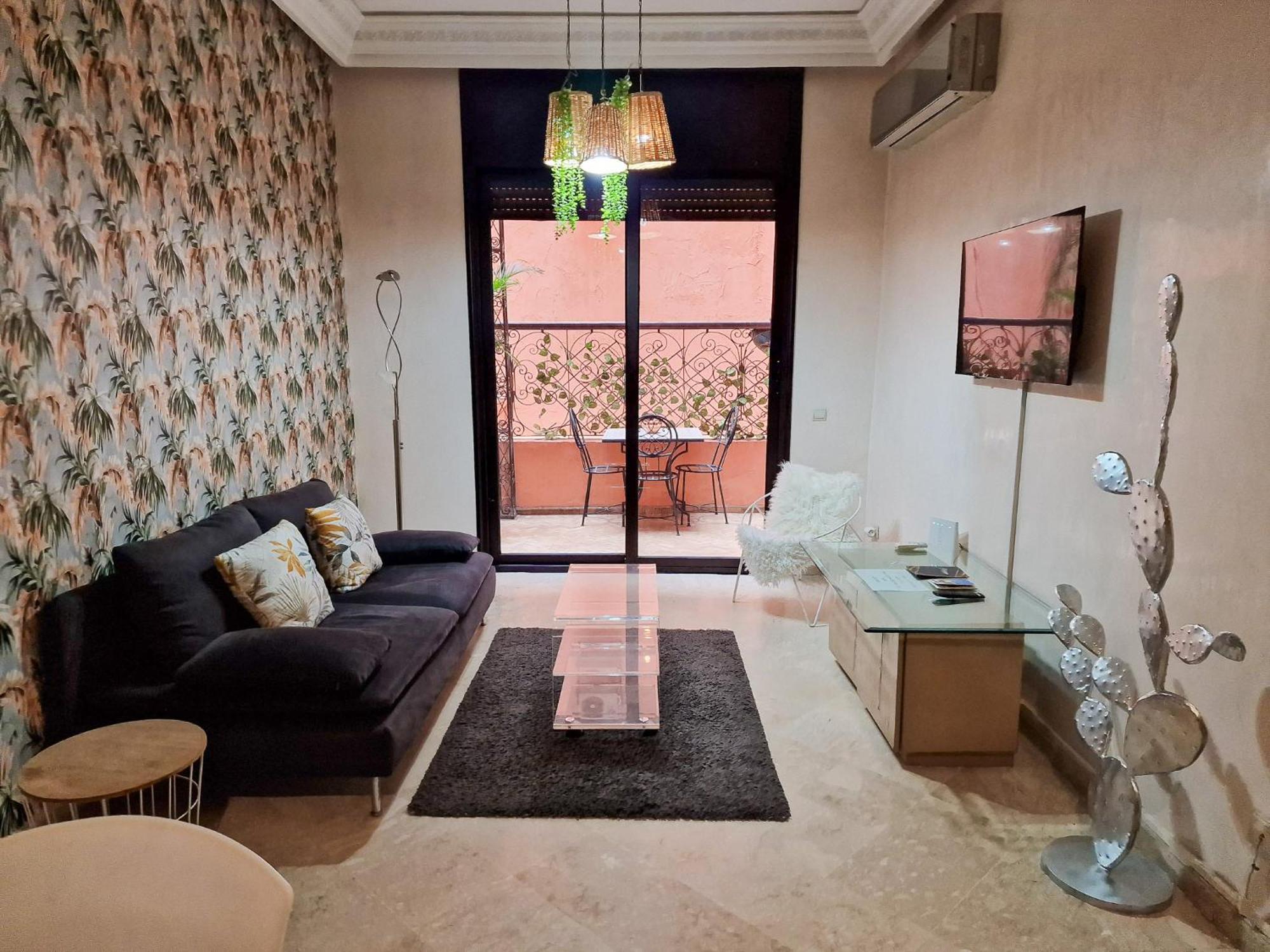 Superbe Appartement Piscine Gueliz Marrákes Kültér fotó