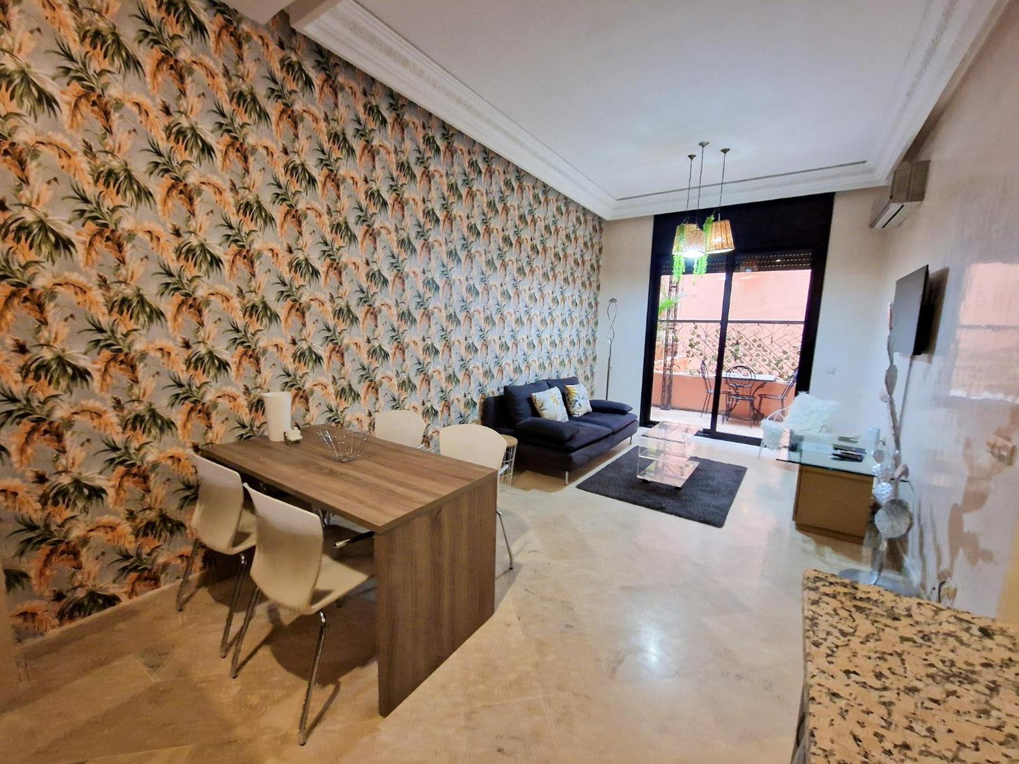Superbe Appartement Piscine Gueliz Marrákes Kültér fotó