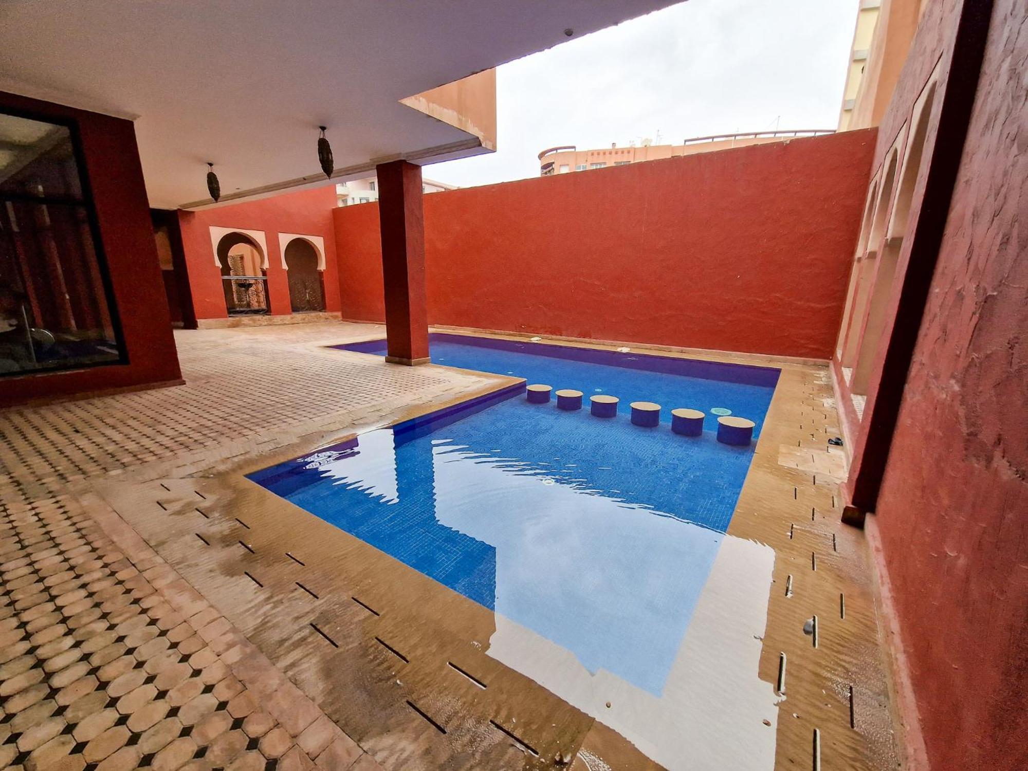 Superbe Appartement Piscine Gueliz Marrákes Kültér fotó