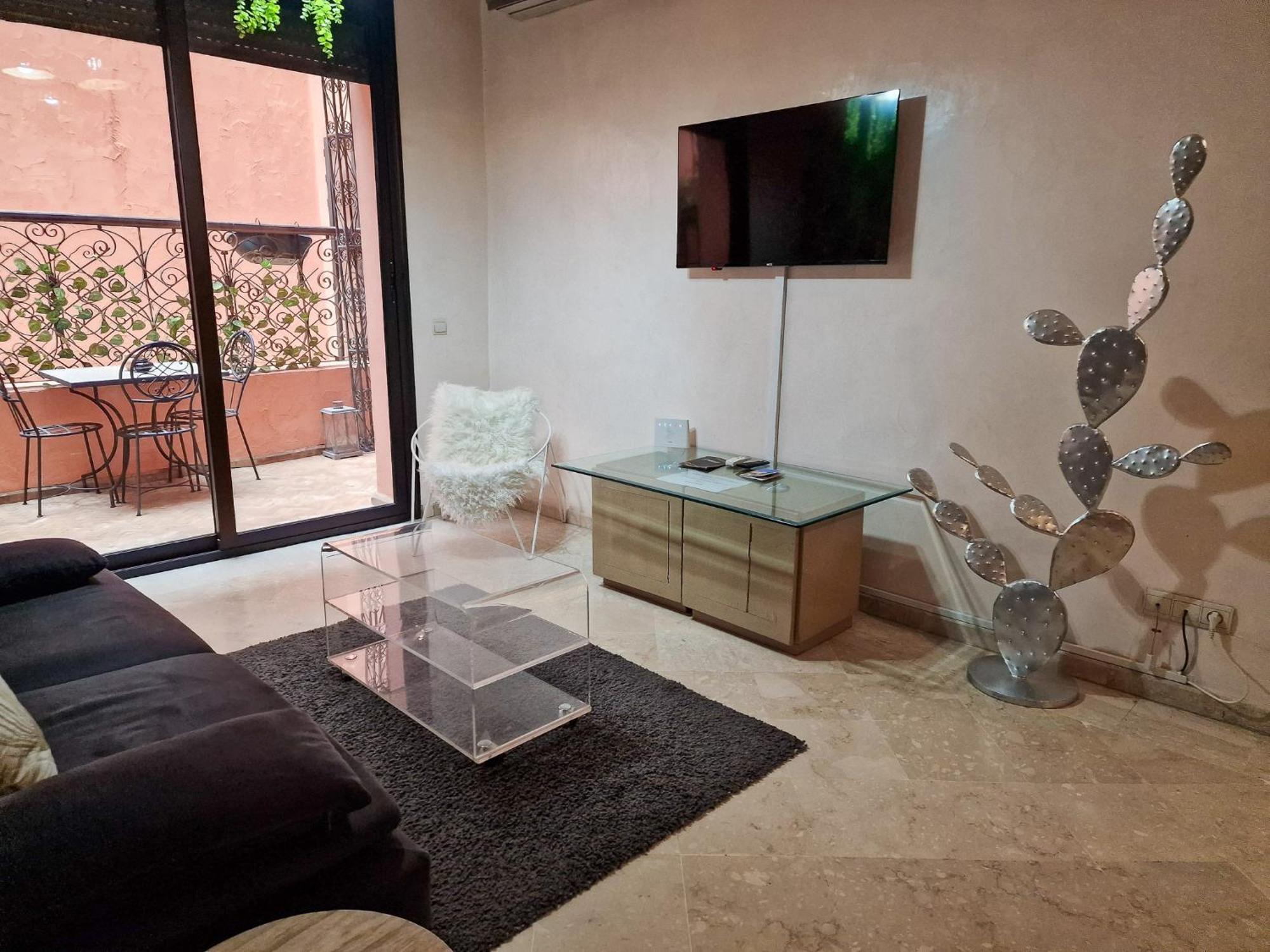 Superbe Appartement Piscine Gueliz Marrákes Kültér fotó